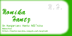 monika hantz business card